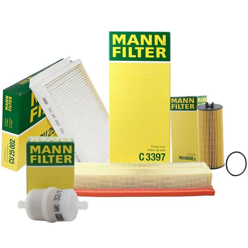 Air / Cabin Air / Fuel / Engine Oil Filter Kit - MANN-FILTER 3726614KIT